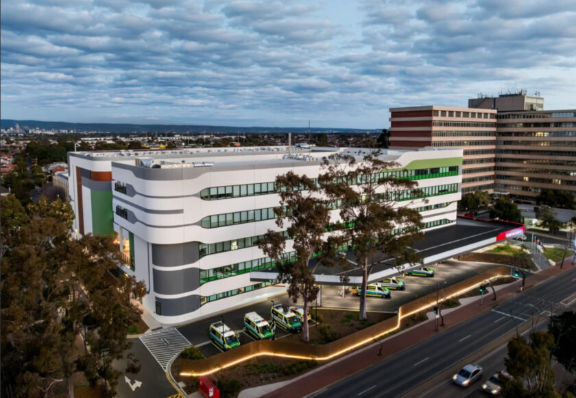 Render of The Queen Elizabeth Hospital redevelopment.