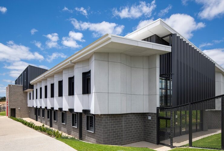 Exterior of the Yatala Labour Prison redevelopment, photographed by Mossop Construction + Interiors