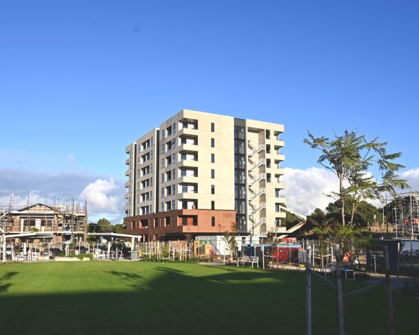 The eight-storey Lot 59 apartment building at Prospect Corner.