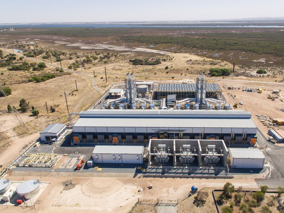 Barker Inlet Power Station.