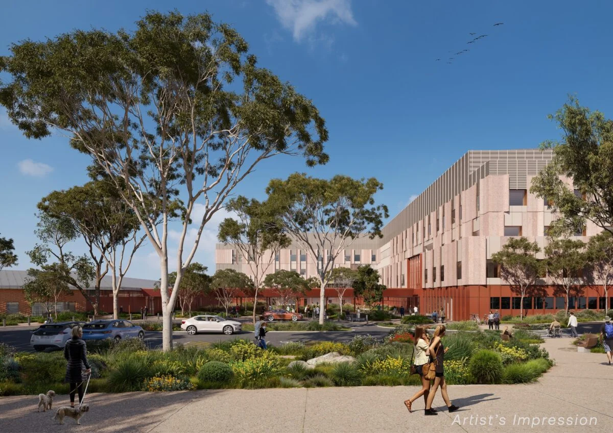 Artist impression of the new Mount Barker Hospital